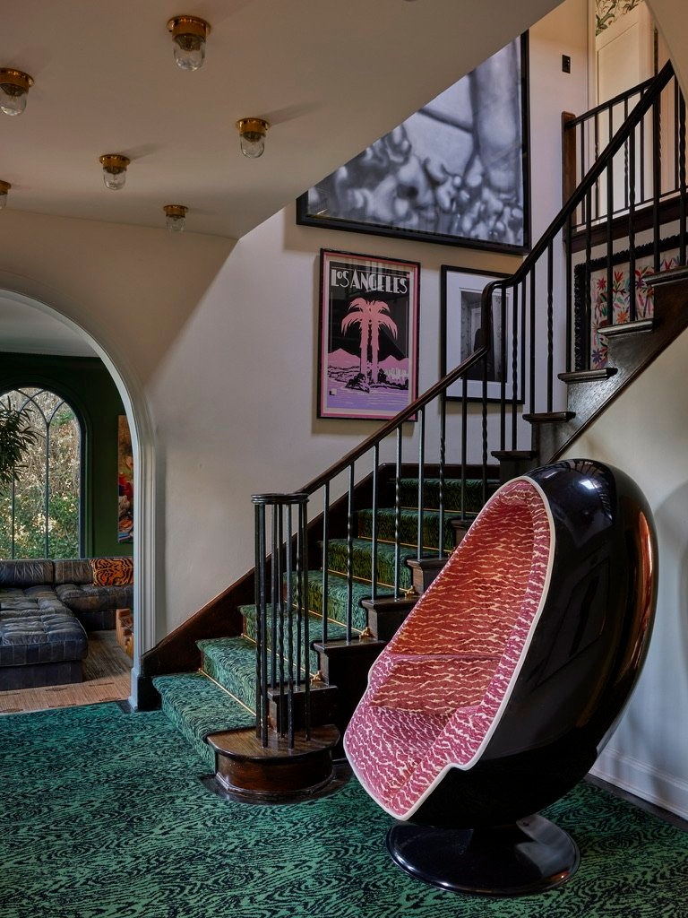 Berendo residential interior by Studio Nauleau in Los Feliz, Los Angeles, view 5