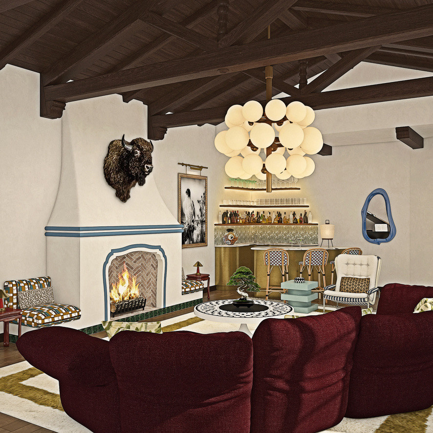 Ambrose residential interior by Studio Nauleau in Los Feliz, Los Angeles, view 1