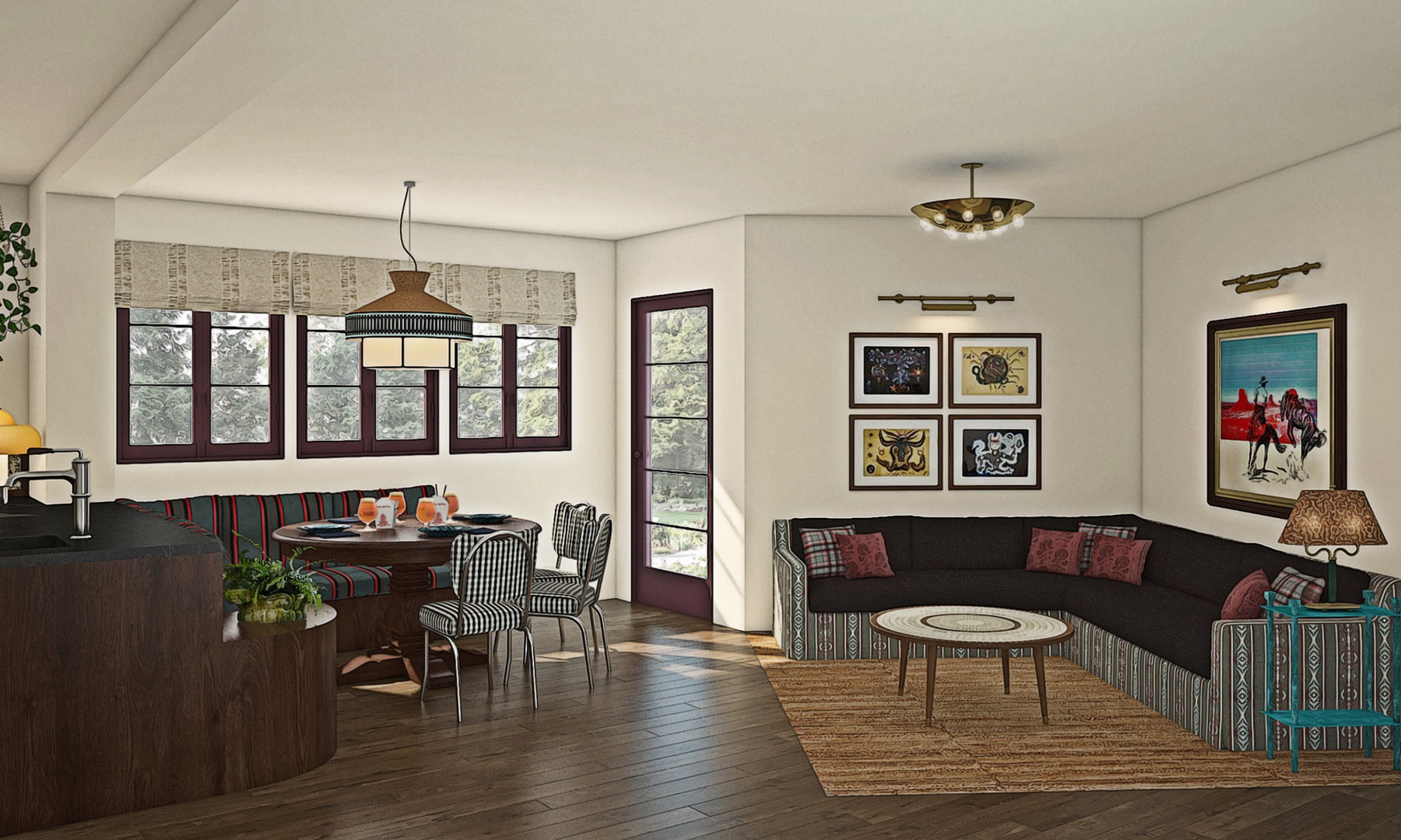 Ambrose residential interior by Studio Nauleau in Los Feliz, Los Angeles, view 3